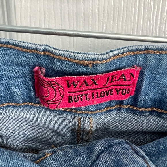 Wax Jean Women's‎ Small Light Blue Denim Cotton Jean Shorts - Picture 3 of 5